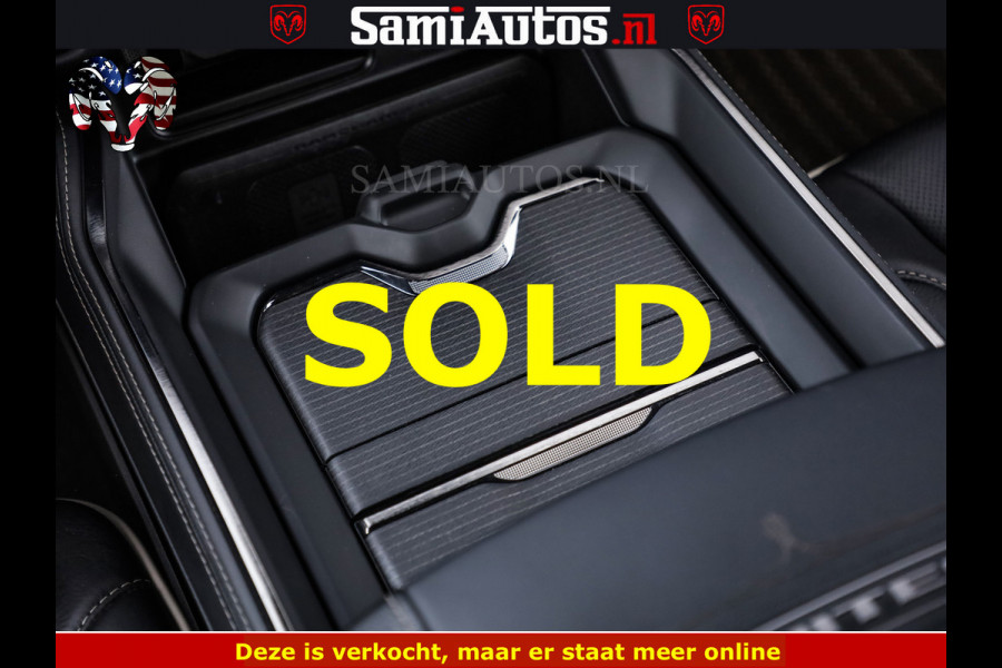 Dodge Ram DELMONICO | LIMITED NIGHT 5.7 V8 | BOM VOL | HUD | LUCHTVERING | MEEST LUXE DUBBELE CABINE | 5 PERSOONS | ROYALE STOELEN MET LUXE BEKLEDING | DC | GRIJSKENTEKEN | Z.G.A.N | EERSTE EIGENAAR | ORIGINELE NEDERLANDSE AUTO | | De specialist in Amerikaanse pick‑ups in Nederland en Europa.