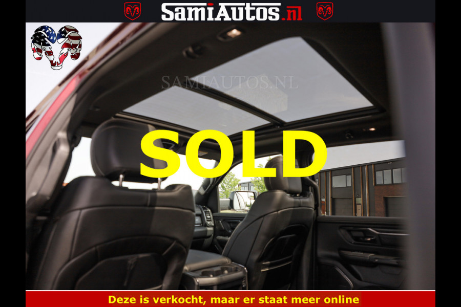 Dodge Ram DELMONICO | LIMITED NIGHT 5.7 V8 | BOM VOL | HUD | LUCHTVERING | MEEST LUXE DUBBELE CABINE | 5 PERSOONS | ROYALE STOELEN MET LUXE BEKLEDING | DC | GRIJSKENTEKEN | Z.G.A.N | EERSTE EIGENAAR | ORIGINELE NEDERLANDSE AUTO | | De specialist in Amerikaanse pick‑ups in Nederland en Europa.