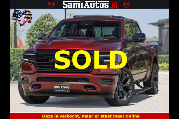 Dodge Ram DELMONICO | LIMITED NIGHT 5.7 V8 | BOM VOL | HUD | LUCHTVERING | MEEST LUXE DUBBELE CABINE | 5 PERSOONS | ROYALE STOELEN MET LUXE BEKLEDING | DC | GRIJSKENTEKEN | Z.G.A.N | EERSTE EIGENAAR | ORIGINELE NEDERLANDSE AUTO | | De specialist in Amerikaanse pick‑ups in Nederland en Europa.