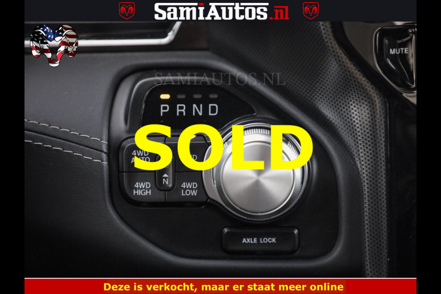 Dodge Ram DELMONICO | LIMITED NIGHT 5.7 V8 | BOM VOL | HUD | LUCHTVERING | MEEST LUXE DUBBELE CABINE | 5 PERSOONS | ROYALE STOELEN MET LUXE BEKLEDING | DC | GRIJSKENTEKEN | Z.G.A.N | EERSTE EIGENAAR | ORIGINELE NEDERLANDSE AUTO | | De specialist in Amerikaanse pick‑ups in Nederland en Europa.