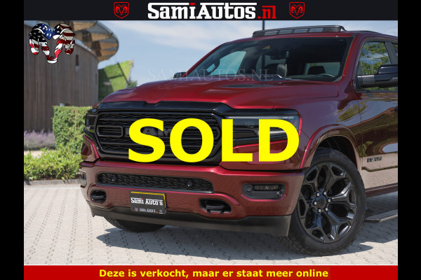 Dodge Ram DELMONICO | LIMITED NIGHT 5.7 V8 | BOM VOL | HUD | LUCHTVERING | MEEST LUXE DUBBELE CABINE | 5 PERSOONS | ROYALE STOELEN MET LUXE BEKLEDING | DC | GRIJSKENTEKEN | Z.G.A.N | EERSTE EIGENAAR | ORIGINELE NEDERLANDSE AUTO | | De specialist in Amerikaanse pick‑ups in Nederland en Europa.