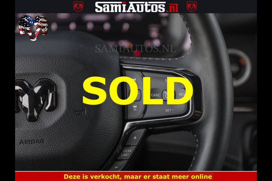 Dodge Ram DELMONICO | LIMITED NIGHT 5.7 V8 | BOM VOL | HUD | LUCHTVERING | MEEST LUXE DUBBELE CABINE | 5 PERSOONS | ROYALE STOELEN MET LUXE BEKLEDING | DC | GRIJSKENTEKEN | Z.G.A.N | EERSTE EIGENAAR | ORIGINELE NEDERLANDSE AUTO | | De specialist in Amerikaanse pick‑ups in Nederland en Europa.