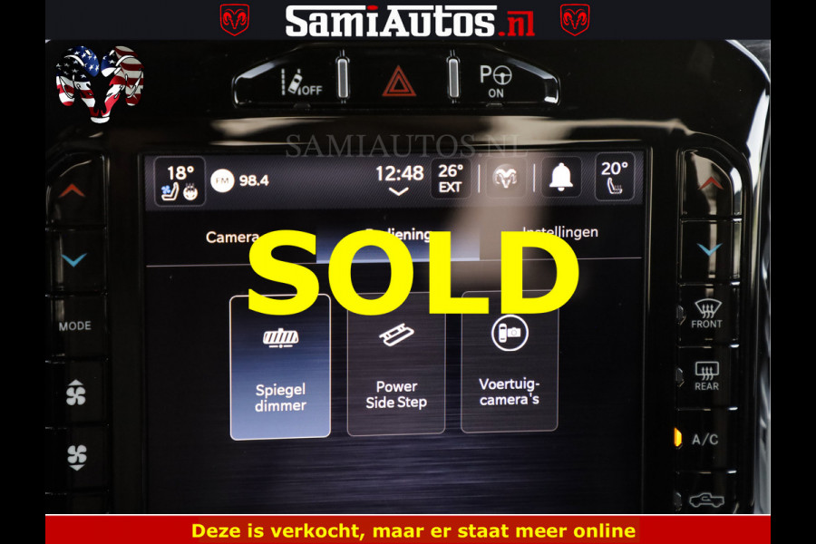 Dodge Ram DELMONICO | LIMITED NIGHT 5.7 V8 | BOM VOL | HUD | LUCHTVERING | MEEST LUXE DUBBELE CABINE | 5 PERSOONS | ROYALE STOELEN MET LUXE BEKLEDING | DC | GRIJSKENTEKEN | Z.G.A.N | EERSTE EIGENAAR | ORIGINELE NEDERLANDSE AUTO | | De specialist in Amerikaanse pick‑ups in Nederland en Europa.