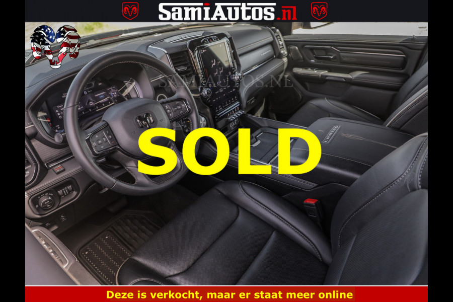 Dodge Ram DELMONICO | LIMITED NIGHT 5.7 V8 | BOM VOL | HUD | LUCHTVERING | MEEST LUXE DUBBELE CABINE | 5 PERSOONS | ROYALE STOELEN MET LUXE BEKLEDING | DC | GRIJSKENTEKEN | Z.G.A.N | EERSTE EIGENAAR | ORIGINELE NEDERLANDSE AUTO | | De specialist in Amerikaanse pick‑ups in Nederland en Europa.