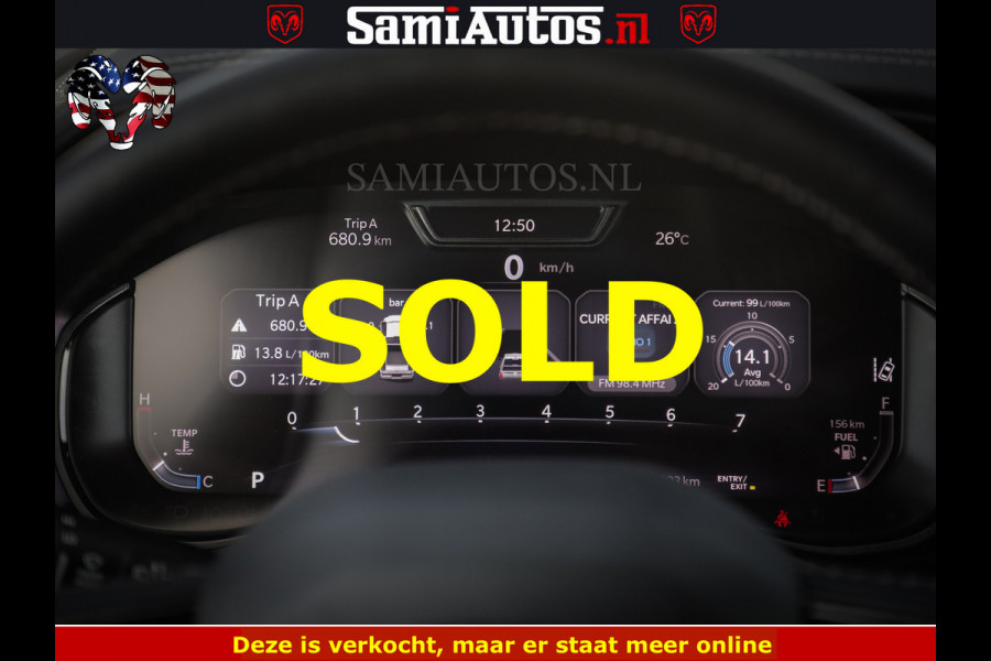 Dodge Ram DELMONICO | LIMITED NIGHT 5.7 V8 | BOM VOL | HUD | LUCHTVERING | MEEST LUXE DUBBELE CABINE | 5 PERSOONS | ROYALE STOELEN MET LUXE BEKLEDING | DC | GRIJSKENTEKEN | Z.G.A.N | EERSTE EIGENAAR | ORIGINELE NEDERLANDSE AUTO | | De specialist in Amerikaanse pick‑ups in Nederland en Europa.