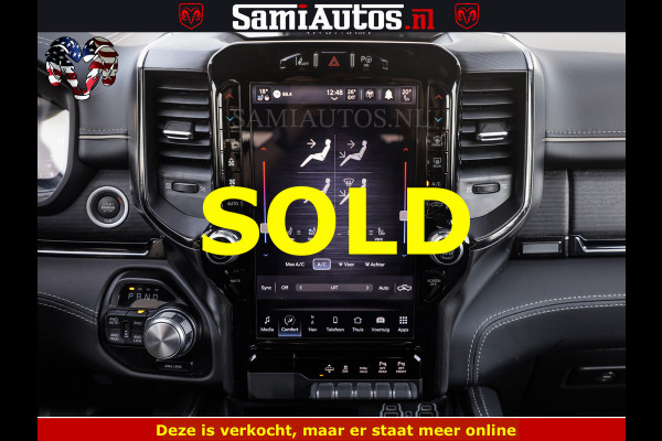 Dodge Ram DELMONICO | LIMITED NIGHT 5.7 V8 | BOM VOL | HUD | LUCHTVERING | MEEST LUXE DUBBELE CABINE | 5 PERSOONS | ROYALE STOELEN MET LUXE BEKLEDING | DC | GRIJSKENTEKEN | Z.G.A.N | EERSTE EIGENAAR | ORIGINELE NEDERLANDSE AUTO | | De specialist in Amerikaanse pick‑ups in Nederland en Europa.