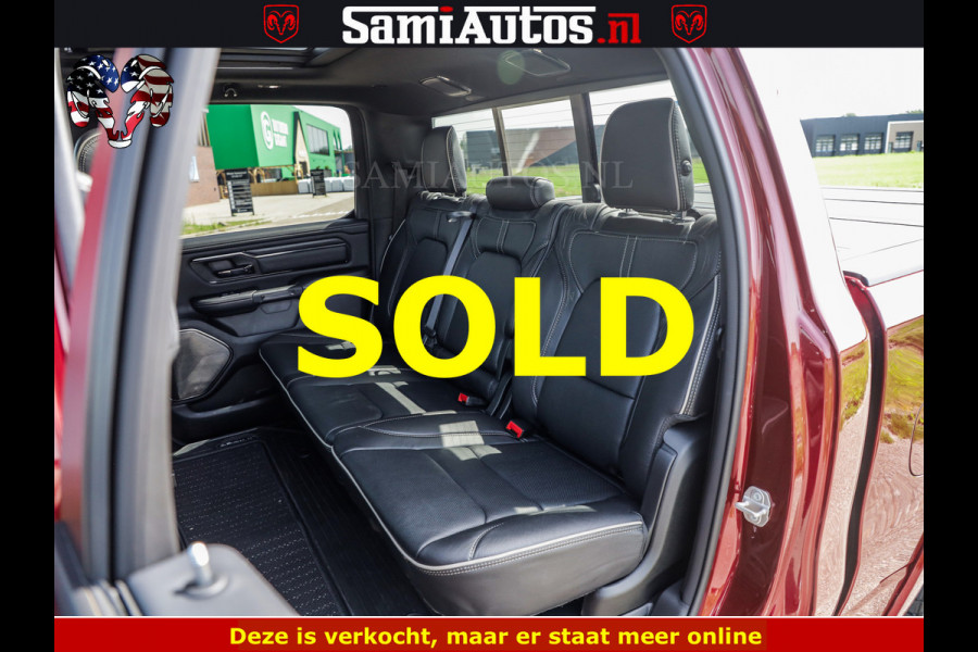 Dodge Ram DELMONICO | LIMITED NIGHT 5.7 V8 | BOM VOL | HUD | LUCHTVERING | MEEST LUXE DUBBELE CABINE | 5 PERSOONS | ROYALE STOELEN MET LUXE BEKLEDING | DC | GRIJSKENTEKEN | Z.G.A.N | EERSTE EIGENAAR | ORIGINELE NEDERLANDSE AUTO | | De specialist in Amerikaanse pick‑ups in Nederland en Europa.