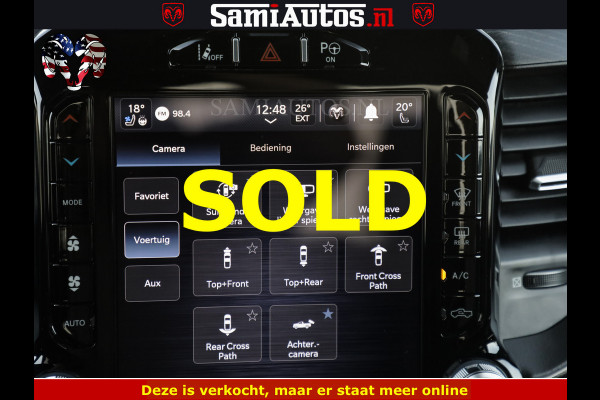 Dodge Ram DELMONICO | LIMITED NIGHT 5.7 V8 | BOM VOL | HUD | LUCHTVERING | MEEST LUXE DUBBELE CABINE | 5 PERSOONS | ROYALE STOELEN MET LUXE BEKLEDING | DC | GRIJSKENTEKEN | Z.G.A.N | EERSTE EIGENAAR | ORIGINELE NEDERLANDSE AUTO | | De specialist in Amerikaanse pick‑ups in Nederland en Europa.