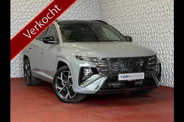 Hyundai Tucson NIEUWE AUTO TOP MODEL N LINE + 1.6 T-GDI PHEV SKY PANO 360CAM ELEK.KLEP ELEK.STOEL MEMORY VERWARMD SUBWOOFER 19" LMV ZWARTE HEME PLUG IN HYBRIDE