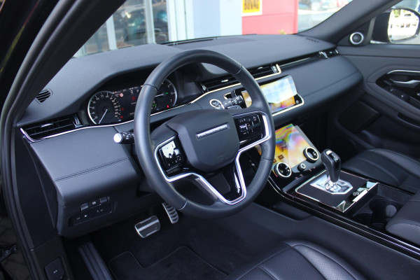 Land Rover Range Rover Evoque 1.5 P300e AWD 254PK R-DYNAMIC HSE | PANORAMISCH SCHUIF / KANTELDAK | ELEKTRISCH VERSTELBARE VOORSTOELEN / BESTUURDERSTOEL MET GEHEUGEN | LEDEREN BEKLEDING | VOORSTOELEN  VERWARMBAAR | 20" LICHTMETALEN VELGEN | KEYLESS ENTRY / START | DODEHOEK DETECTIE | EXTRA GETINTE ACHTERRUITEN | FULL LED KOPLAMPEN | LED ACHTERLICHTEN | ADAPTIVE CRUISE CONTROL | APPLE CARPLAY | ACHTERKLEP ELEKTRISCH BEDIENBAAR | MERIDIAN PREMIUM AUDIO SYSTEEM | RODE REMKLAUWEN |