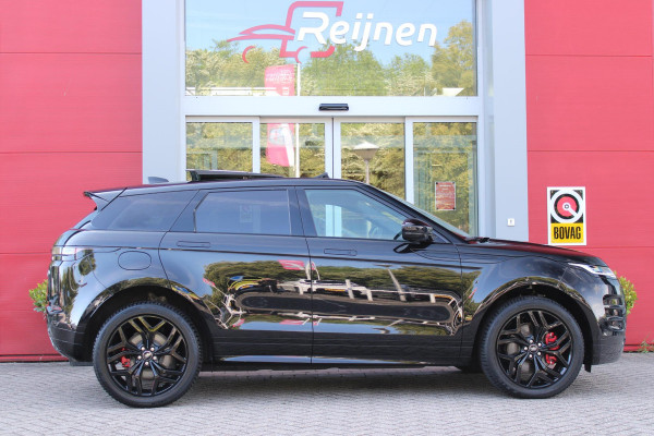 Land Rover Range Rover Evoque 1.5 P300e AWD 254PK R-DYNAMIC HSE | PANORAMISCH SCHUIF / KANTELDAK | ELEKTRISCH VERSTELBARE VOORSTOELEN / BESTUURDERSTOEL MET GEHEUGEN | LEDEREN BEKLEDING | VOORSTOELEN  VERWARMBAAR | 20" LICHTMETALEN VELGEN | KEYLESS ENTRY / START | DODEHOEK DETECTIE | EXTRA GETINTE ACHTERRUITEN | FULL LED KOPLAMPEN | LED ACHTERLICHTEN | ADAPTIVE CRUISE CONTROL | APPLE CARPLAY | ACHTERKLEP ELEKTRISCH BEDIENBAAR | MERIDIAN PREMIUM AUDIO SYSTEEM | RODE REMKLAUWEN |