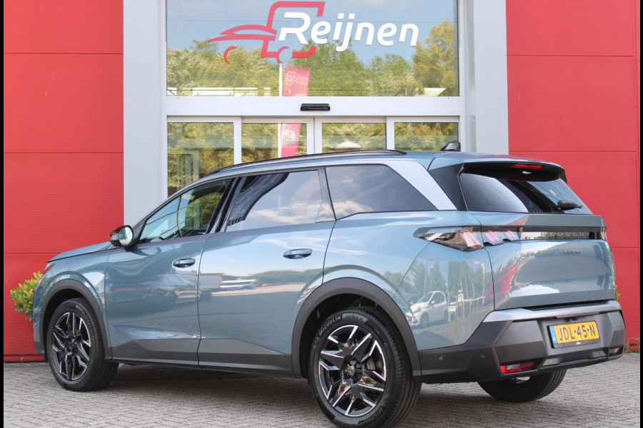Peugeot 5008 1.2 Hybrid 145PK ALLURE 7p | 360° VISION & DRIVE ASSIST PACK: ANTI DIEFSTAL ALARM MET SUPERVEGRENDELING/VERWARMBAAR VOLLEDEREN STUURWIEL/VISEOPARK 360° HD CAMERA'S MET PARKEERHULP VOOR, BUITENSPIEGELS MET KANTELFUNCTIE BIJ HET ACHTERUITRIJDEN/ADAPTIVE CRUISE CONTROL MET STOP & GO FUNCTIE, REAR CROSS TRAFFIC ALERT, LANE CHANGE ASSIST, DODEHOEK DETECTIE, GROOTLICHT ASSISTENT | PANORAMIC NAVIGATION PACK: PEUGEOT PANORAMIC i-COCKPIT MET GEBOGEN EN ZWEVEND HD SCHERM/PEUGEOT 3D NAVIGATIE/SPRAAKHERKENNING/3-USB AANSLUITINGEN/DRAADLOZE TELEFOONLADER | SEAT PACK: AGR STOEL MET