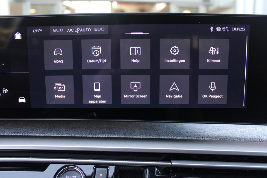 Peugeot 5008 1.2 Hybrid 145PK ALLURE 7p | 360° VISION & DRIVE ASSIST PACK: ANTI DIEFSTAL ALARM MET SUPERVEGRENDELING/VERWARMBAAR VOLLEDEREN STUURWIEL/VISEOPARK 360° HD CAMERA'S MET PARKEERHULP VOOR, BUITENSPIEGELS MET KANTELFUNCTIE BIJ HET ACHTERUITRIJDEN/ADAPTIVE CRUISE CONTROL MET STOP & GO FUNCTIE, REAR CROSS TRAFFIC ALERT, LANE CHANGE ASSIST, DODEHOEK DETECTIE, GROOTLICHT ASSISTENT | PANORAMIC NAVIGATION PACK: PEUGEOT PANORAMIC i-COCKPIT MET GEBOGEN EN ZWEVEND HD SCHERM/PEUGEOT 3D NAVIGATIE/SPRAAKHERKENNING/3-USB AANSLUITINGEN/DRAADLOZE TELEFOONLADER | SEAT PACK: AGR STOEL MET