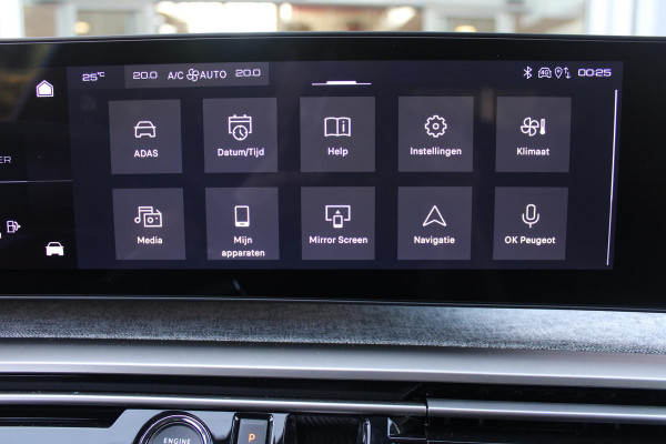 Peugeot 5008 1.2 Hybrid 145PK ALLURE 7p | 360° VISION & DRIVE ASSIST PACK: ANTI DIEFSTAL ALARM MET SUPERVEGRENDELING/VERWARMBAAR VOLLEDEREN STUURWIEL/VISEOPARK 360° HD CAMERA'S MET PARKEERHULP VOOR, BUITENSPIEGELS MET KANTELFUNCTIE BIJ HET ACHTERUITRIJDEN/ADAPTIVE CRUISE CONTROL MET STOP & GO FUNCTIE, REAR CROSS TRAFFIC ALERT, LANE CHANGE ASSIST, DODEHOEK DETECTIE, GROOTLICHT ASSISTENT | PANORAMIC NAVIGATION PACK: PEUGEOT PANORAMIC i-COCKPIT MET GEBOGEN EN ZWEVEND HD SCHERM/PEUGEOT 3D NAVIGATIE/SPRAAKHERKENNING/3-USB AANSLUITINGEN/DRAADLOZE TELEFOONLADER | SEAT PACK: AGR STOEL MET