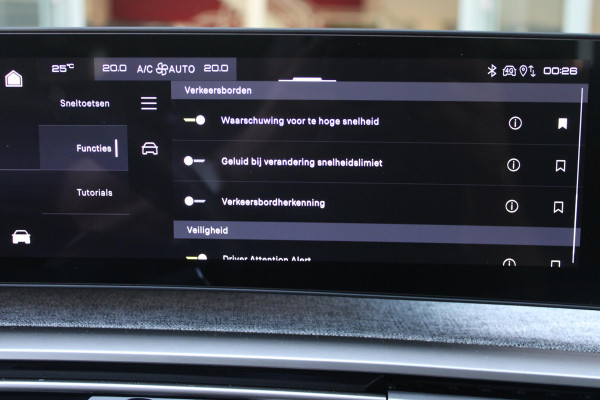 Peugeot 5008 1.2 Hybrid 145PK ALLURE 7p | 360° VISION & DRIVE ASSIST PACK: ANTI DIEFSTAL ALARM MET SUPERVEGRENDELING/VERWARMBAAR VOLLEDEREN STUURWIEL/VISEOPARK 360° HD CAMERA'S MET PARKEERHULP VOOR, BUITENSPIEGELS MET KANTELFUNCTIE BIJ HET ACHTERUITRIJDEN/ADAPTIVE CRUISE CONTROL MET STOP & GO FUNCTIE, REAR CROSS TRAFFIC ALERT, LANE CHANGE ASSIST, DODEHOEK DETECTIE, GROOTLICHT ASSISTENT | PANORAMIC NAVIGATION PACK: PEUGEOT PANORAMIC i-COCKPIT MET GEBOGEN EN ZWEVEND HD SCHERM/PEUGEOT 3D NAVIGATIE/SPRAAKHERKENNING/3-USB AANSLUITINGEN/DRAADLOZE TELEFOONLADER | SEAT PACK: AGR STOEL MET