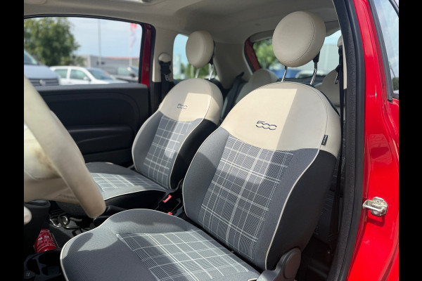 Fiat 500 1.2 Lounge SCHUIF/KANTELDAK NAVI (BOVAG/RIJKLAARPRIJS)