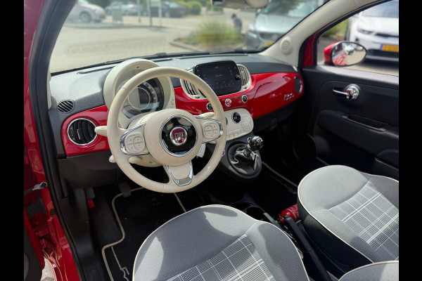 Fiat 500 1.2 Lounge SCHUIF/KANTELDAK NAVI (BOVAG/RIJKLAARPRIJS)