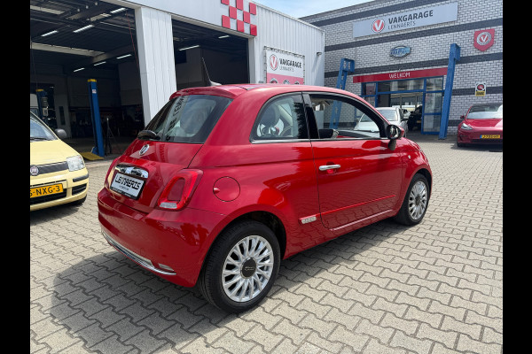 Fiat 500 1.2 Lounge SCHUIF/KANTELDAK NAVI (BOVAG/RIJKLAARPRIJS)