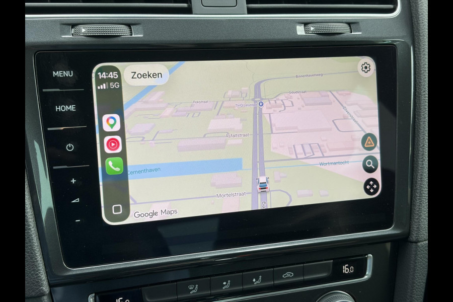 Volkswagen e-Golf e-Golf SOH 91.07%,Navi,Carplay,Camera,Stoelverwarming,Clima,Cruise,Pdc,Lm velgen,Dealer Onderhouden,N.A.P,Apk tot 11-2026