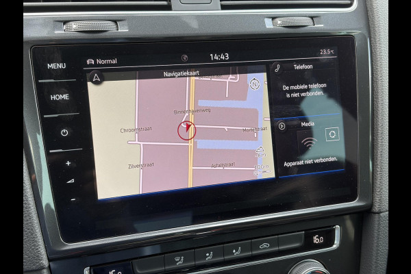 Volkswagen e-Golf e-Golf SOH 91.07%,Navi,Carplay,Camera,Stoelverwarming,Clima,Cruise,Pdc,Lm velgen,Dealer Onderhouden,N.A.P,Apk tot 11-2026