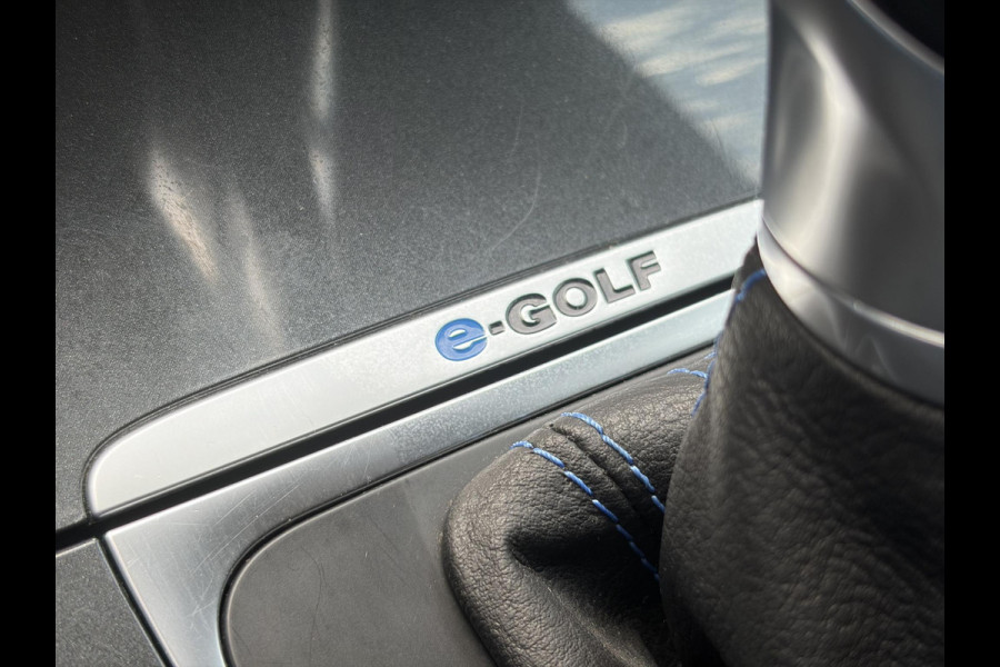 Volkswagen e-Golf e-Golf SOH 91.07%,Navi,Carplay,Camera,Stoelverwarming,Clima,Cruise,Pdc,Lm velgen,Dealer Onderhouden,N.A.P,Apk tot 11-2026