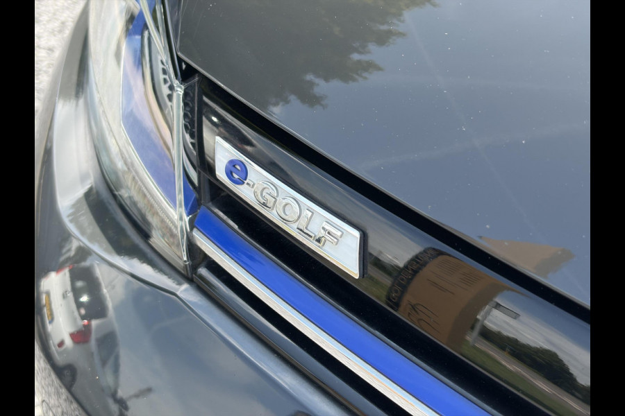 Volkswagen e-Golf e-Golf SOH 91.07%,Navi,Carplay,Camera,Stoelverwarming,Clima,Cruise,Pdc,Lm velgen,Dealer Onderhouden,N.A.P,Apk tot 11-2026