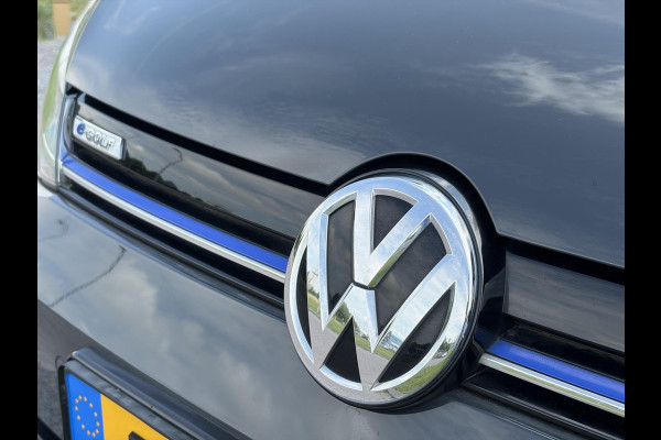 Volkswagen e-Golf e-Golf SOH 91.07%,Navi,Carplay,Camera,Stoelverwarming,Clima,Cruise,Pdc,Lm velgen,Dealer Onderhouden,N.A.P,Apk tot 11-2026