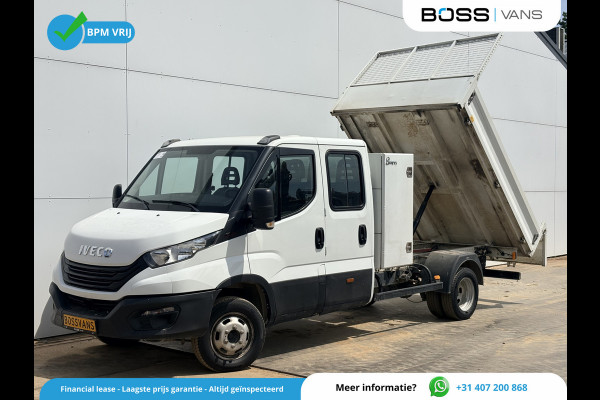 Iveco Daily 35C16 3.0 Dubbele Cabine Kipper Dubbellucht 3,5t Trekhaak 6 Stoelen Airco Cruise Control Benne Tipper