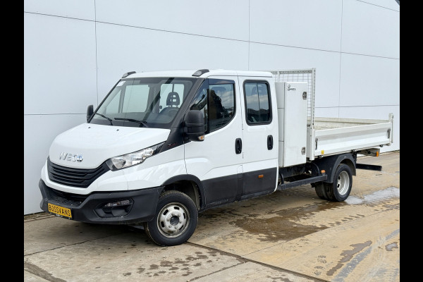 Iveco Daily 35C16 3.0 Dubbele Cabine Kipper Dubbellucht 3,5t Trekhaak 6 Stoelen Airco Cruise Control Benne Tipper