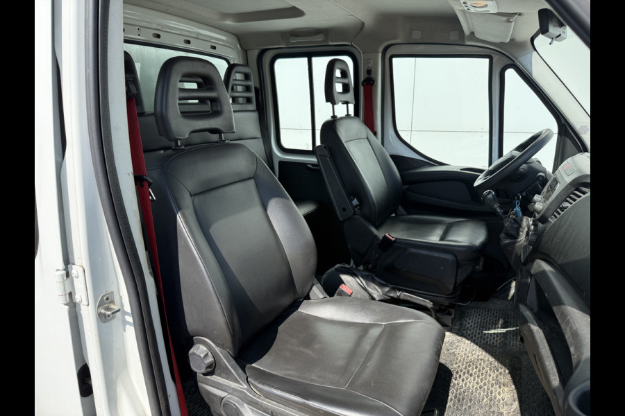Iveco Daily 35C16 3.0 Dubbele Cabine Kipper Dubbellucht 3,5t Trekhaak 6 Stoelen Airco Cruise Control Benne Tipper