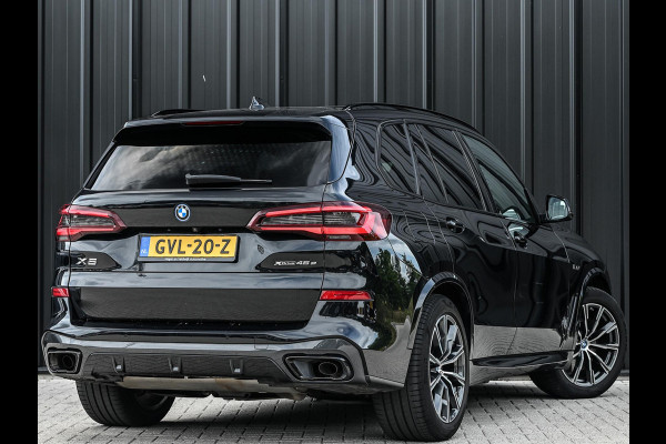 BMW X5 xDrive45e High Executive | M-Sport | Panoramadak | HUD | Stoelverwarming + Ventilatie | HIFI | Laser Light | Luchtvering | Ambiance Interieur | Trekhaak |