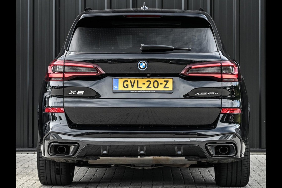 BMW X5 xDrive45e High Executive | M-Sport | Panoramadak | HUD | Stoelverwarming + Ventilatie | HIFI | Laser Light | Luchtvering | Ambiance Interieur | Trekhaak |