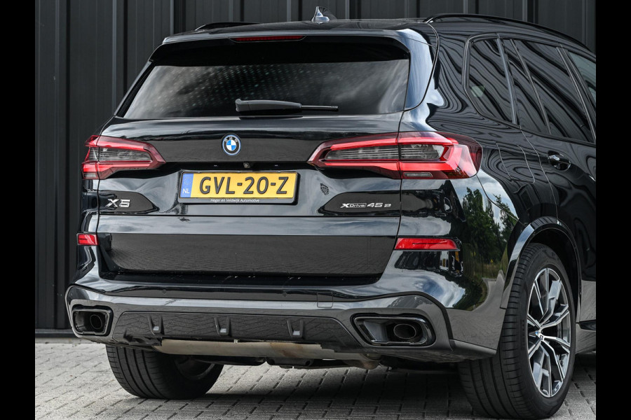 BMW X5 xDrive45e High Executive | M-Sport | Panoramadak | HUD | Stoelverwarming + Ventilatie | HIFI | Laser Light | Luchtvering | Ambiance Interieur | Trekhaak |