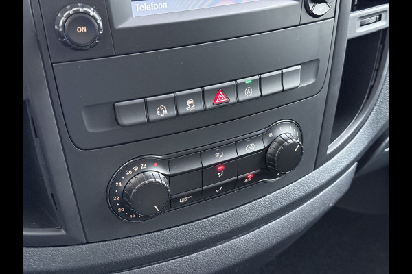 Mercedes-Benz Vito 114CDI Automaat Lang 2X Schuifdeur Trekhaak Imperiaal Navi Camera Cruise Control Airco Bluetooth Pdc Euro 6 Betonplex Vloer Wandbetimmering 1e Eigenaar Origineel Nederlandse Auto