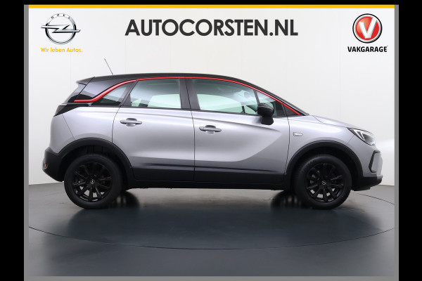 Opel Crossland 131PK Turbo GS Line Navi* Camera AGR Ergonomiezetel Apple Carplay Android Auto Cruise Control Airco Bluetooth Pdc Regen-Lichtsensor Lane Assist Lmv 16" Led Isofix ESP ABS 1e Eigenaar Dealeronderhouden Origineel Nederlandse Auto