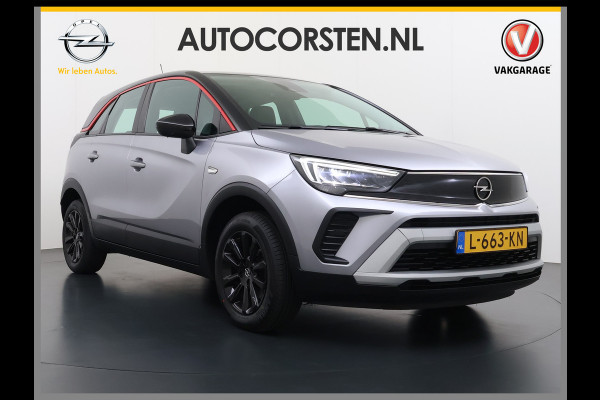 Opel Crossland 131PK Turbo GS Line Navi* Camera AGR Ergonomiezetel Apple Carplay Android Auto Cruise Control Airco Bluetooth Pdc Regen-Lichtsensor Lane Assist Lmv 16" Led Isofix ESP ABS 1e Eigenaar Dealeronderhouden Origineel Nederlandse Auto