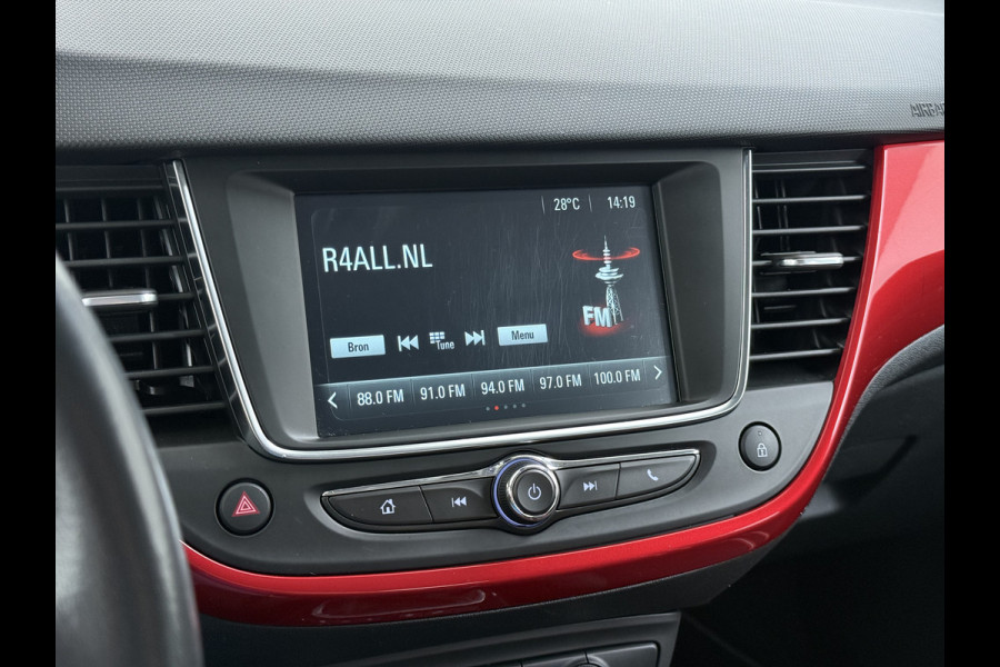 Opel Crossland 131PK Turbo GS Line Navi* Camera AGR Ergonomiezetel Apple Carplay Android Auto Cruise Control Airco Bluetooth Pdc Regen-Lichtsensor Lane Assist Lmv 16" Led Isofix ESP ABS 1e Eigenaar Dealeronderhouden Origineel Nederlandse Auto