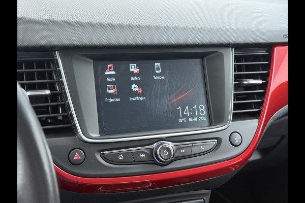 Opel Crossland 131PK Turbo GS Line Navi* Camera AGR Ergonomiezetel Apple Carplay Android Auto Cruise Control Airco Bluetooth Pdc Regen-Lichtsensor Lane Assist Lmv 16" Led Isofix ESP ABS 1e Eigenaar Dealeronderhouden Origineel Nederlandse Auto
