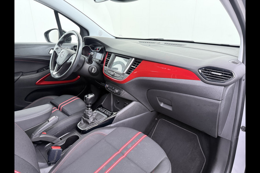 Opel Crossland 131PK Turbo GS Line Navi* Camera AGR Ergonomiezetel Apple Carplay Android Auto Cruise Control Airco Bluetooth Pdc Regen-Lichtsensor Lane Assist Lmv 16" Led Isofix ESP ABS 1e Eigenaar Dealeronderhouden Origineel Nederlandse Auto