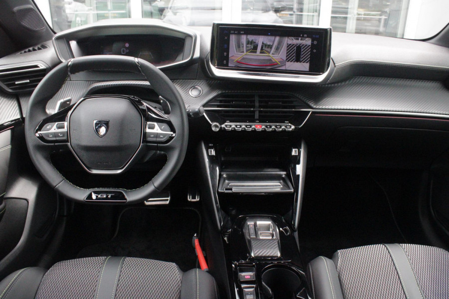 Peugeot 208 1.2 Hybrid 145PK AUTOMAAT GT | CAMERA VOOR + ACHTER | NAVIGATIE | DRAADLOZE APPLE CARPLAY/ANDROID AUTO | FULL LED KOPLAMPEN | LICHTMETALEN VELGEN 17" | DODEHOEK DETECTIE | DRAADLOZE TELEFOONLADER | KEYLESS ENTRY/START | DAB+ RADIO | ADAPTIVE CRUISE CONTROL |