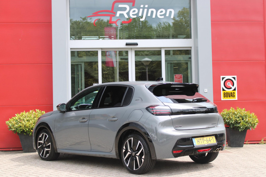 Peugeot 208 1.2 Hybrid 145PK AUTOMAAT GT | CAMERA VOOR + ACHTER | NAVIGATIE | DRAADLOZE APPLE CARPLAY/ANDROID AUTO | FULL LED KOPLAMPEN | LICHTMETALEN VELGEN 17" | DODEHOEK DETECTIE | DRAADLOZE TELEFOONLADER | KEYLESS ENTRY/START | DAB+ RADIO | ADAPTIVE CRUISE CONTROL |