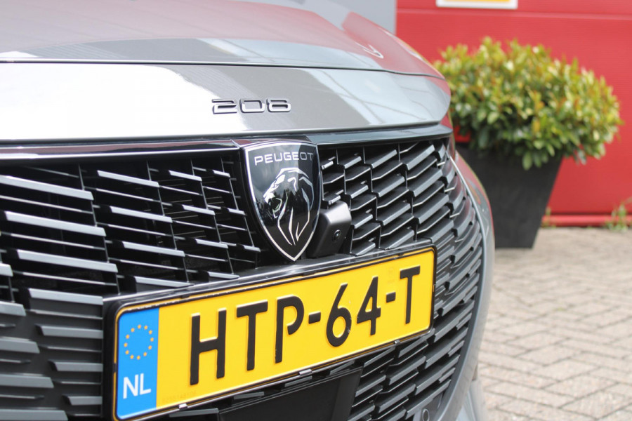 Peugeot 208 1.2 Hybrid 145PK AUTOMAAT GT | CAMERA VOOR + ACHTER | NAVIGATIE | DRAADLOZE APPLE CARPLAY/ANDROID AUTO | FULL LED KOPLAMPEN | LICHTMETALEN VELGEN 17" | DODEHOEK DETECTIE | DRAADLOZE TELEFOONLADER | KEYLESS ENTRY/START | DAB+ RADIO | ADAPTIVE CRUISE CONTROL |