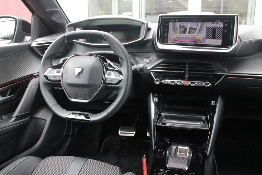 Peugeot 208 1.2 Hybrid 145PK AUTOMAAT GT | CAMERA VOOR + ACHTER | NAVIGATIE | DRAADLOZE APPLE CARPLAY/ANDROID AUTO | FULL LED KOPLAMPEN | LICHTMETALEN VELGEN 17" | DODEHOEK DETECTIE | DRAADLOZE TELEFOONLADER | KEYLESS ENTRY/START | DAB+ RADIO | ADAPTIVE CRUISE CONTROL |