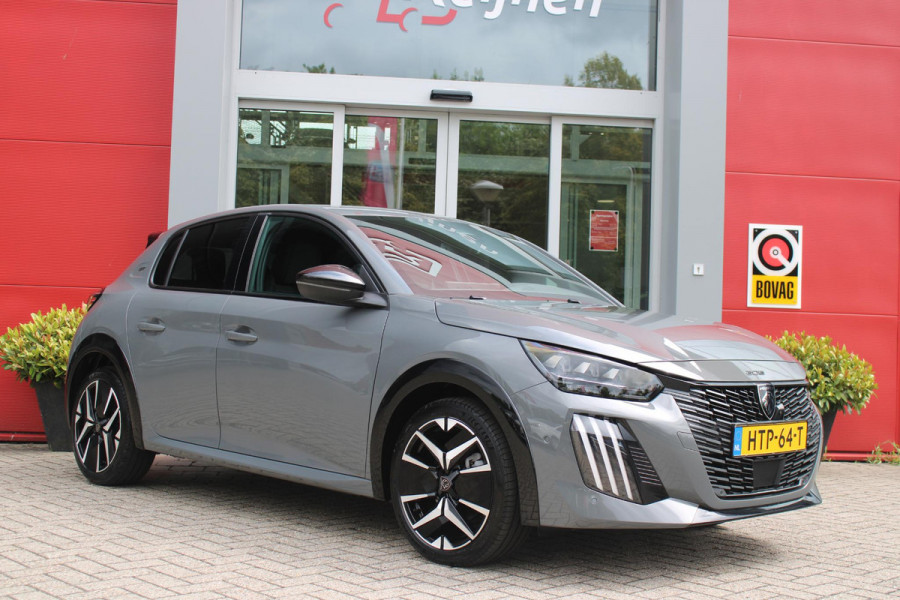 Peugeot 208 1.2 Hybrid 145PK AUTOMAAT GT | CAMERA VOOR + ACHTER | NAVIGATIE | DRAADLOZE APPLE CARPLAY/ANDROID AUTO | FULL LED KOPLAMPEN | LICHTMETALEN VELGEN 17" | DODEHOEK DETECTIE | DRAADLOZE TELEFOONLADER | KEYLESS ENTRY/START | DAB+ RADIO | ADAPTIVE CRUISE CONTROL |