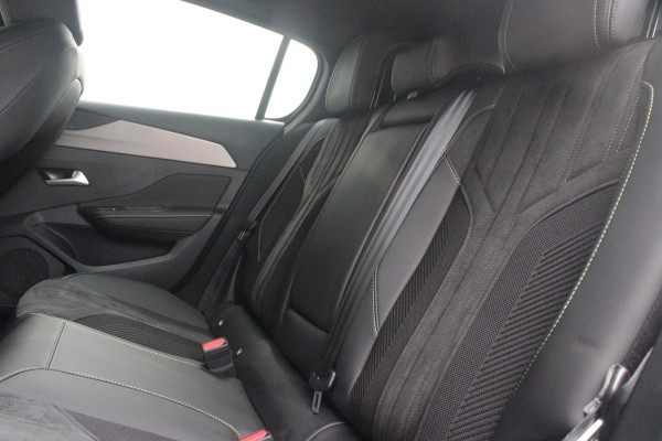 Peugeot 308 1.2 Hybrid 145PK AUTOMAAT GT | PANORAMA SCHUIF/KANTEL DAK | AFNEEMBARE TREKHAAK | NAVIGATIE | SENSATION PACK: FOCAL HIFI SYSTEM (PREMIUM HIFI SYSTEEM MET 10 SPEAKERS)/DRAADLOZE TELEFOONLADER | 360° VISION & DRIVE ASSIST PLUS PACK: ACHTERUITRIJCAMERA 360° VISEOPARK 3 (4 CAMERA'S)/PARKEERHULP VOOR EN ACHTER/ANTI DIEFSTAL ALARM/PEUGEOT i-COCKPIT MET CONFIGUREERBAAR 3D-INSTRUMENTENPANEEL/CLEAN CABIN | ALCANTARA EXECUTIVE PACK: BEKLEDING ALCANTARA/KUNSTLEDER INCL. ELEKTRISCH BEDIENBARE AGR STOEL EN MASSAGE OP BEIDE VOORSTOELEN | 18" LICHTMETALEN VELGEN "PORTLAND" | NAVIGATI