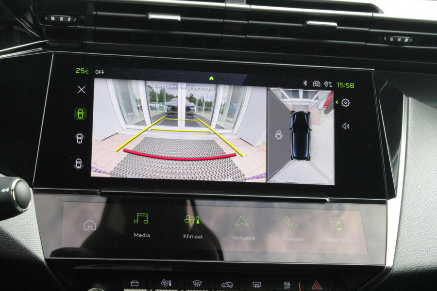 Peugeot 308 1.2 Hybrid 145PK AUTOMAAT GT | PANORAMA SCHUIF/KANTEL DAK | AFNEEMBARE TREKHAAK | NAVIGATIE | SENSATION PACK: FOCAL HIFI SYSTEM (PREMIUM HIFI SYSTEEM MET 10 SPEAKERS)/DRAADLOZE TELEFOONLADER | 360° VISION & DRIVE ASSIST PLUS PACK: ACHTERUITRIJCAMERA 360° VISEOPARK 3 (4 CAMERA'S)/PARKEERHULP VOOR EN ACHTER/ANTI DIEFSTAL ALARM/PEUGEOT i-COCKPIT MET CONFIGUREERBAAR 3D-INSTRUMENTENPANEEL/CLEAN CABIN | ALCANTARA EXECUTIVE PACK: BEKLEDING ALCANTARA/KUNSTLEDER INCL. ELEKTRISCH BEDIENBARE AGR STOEL EN MASSAGE OP BEIDE VOORSTOELEN | 18" LICHTMETALEN VELGEN "PORTLAND" | NAVIGATI