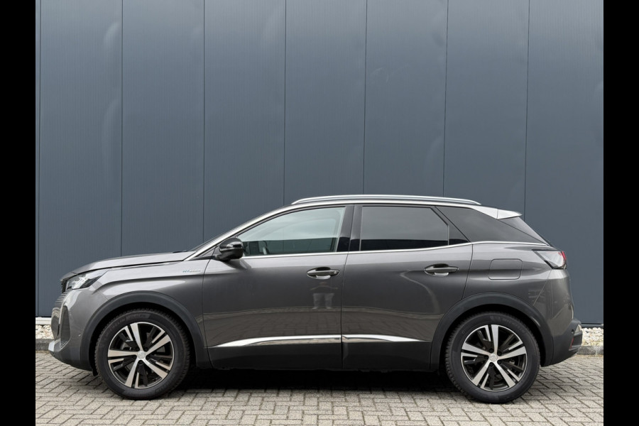 Peugeot 3008 1.6 HYbrid4 300 GT | Camera 360 | kantel schuifdak | Apple carplay/Android Auto | Stoelverwarming