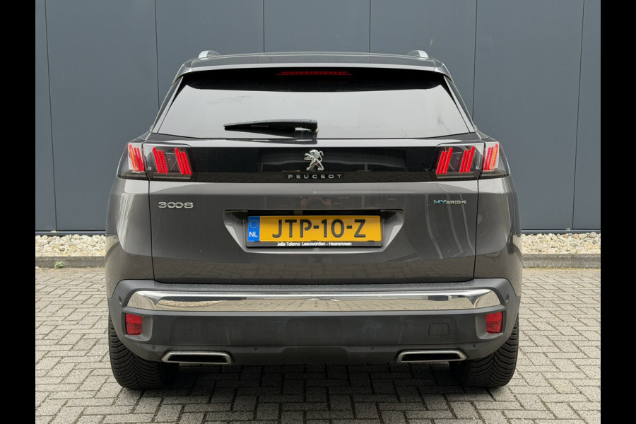 Peugeot 3008 1.6 HYbrid4 300 GT | Camera 360 | kantel schuifdak | Apple carplay/Android Auto | Stoelverwarming