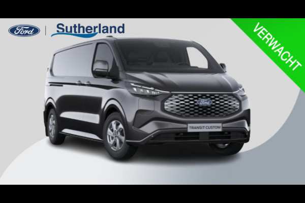 Ford E-Transit Cust. 340 L2H1 Limited 71 kWh | Adaptive Cruise Control |Inklapbare trekhaak | 17 inch Lichtmetalen Velgen | 2300kg trekgewicht | Verwarmbaar stuurwiel