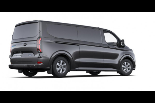 Ford E-Transit Cust. 340 L2H1 Limited 71 kWh | Adaptive Cruise Control |Inklapbare trekhaak | 17 inch Lichtmetalen Velgen | 2300kg trekgewicht | Verwarmbaar stuurwiel